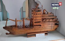 लकड़ी का जहाज और 2000 साल पुरानी गौतम बुद्ध की प्रतिमा बनी आकर्षण का केंद्र 