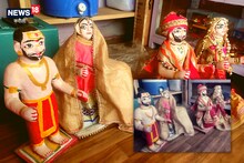 Karauli News: चतेरा परिवार ने बनाई लकड़ी की दो अनोखी गणगौर, एक जयपुर तो दूसरी गई मुंबई
