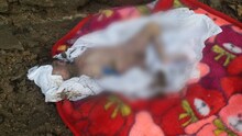 Shivpuri News: OMG! The dead body of the newborn girl keeps coming out of the grave, police is investigating
