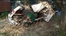 Muzaffarpur News : कंटेनर चोरी कर ले जा रहे चोरों ने पुलिस की गाड़ी में मारी टक्कर, एक सिपाही की मौत, 4 घायल