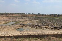 Damoh News: सूख गई गौरैया नदी, सिंचाई न हो पाने से किसान चिंतित, कई गांवों में जलसंकट