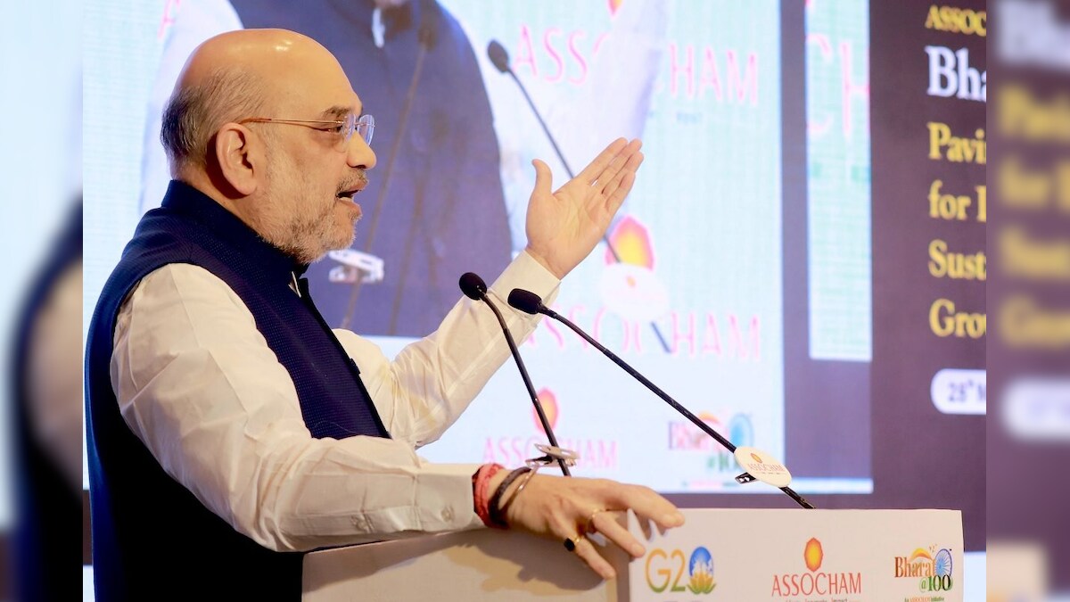 गृहमंत्री अमित शाह ने कहा, जम्मू-कश्मीर में पॉलिसी और लॉ एंड ऑर्डर में निवेशक करें निवेश