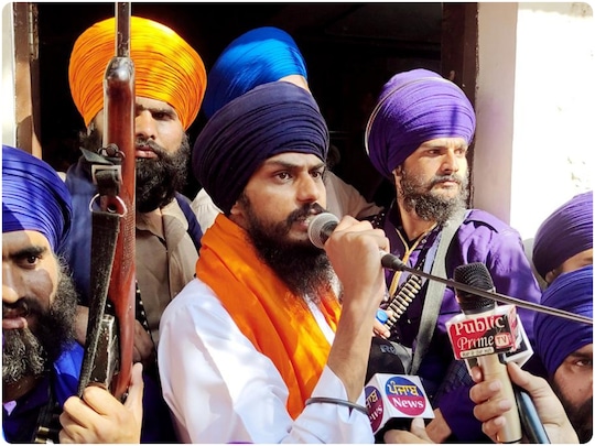 'वारिस पंजाब दे' के मुखिया और खालिस्तानी समर्थक अमृतपाल सिंह. (एएनआई फाइल फोटो)
