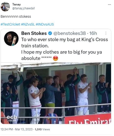 ben stokes, all rounder ben stokes, ben stokes bag stolen, ben stokes under wear, ben stokes viral pics under wear, ben stokes under wear viral photo, ben stokes bag stolen, ben stokes viral photo, बेन स्टोक्स, ऑलराउंडर बेन स्टोक्स 