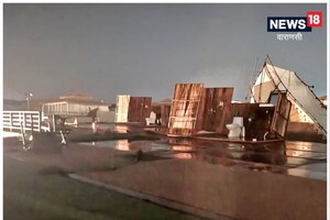 वाराणसी में मौसम का कहर: टेंट सिटी में भारी तबाही, आंधी में उड़े कई लक्जरी विला, बुकिंग बन्द