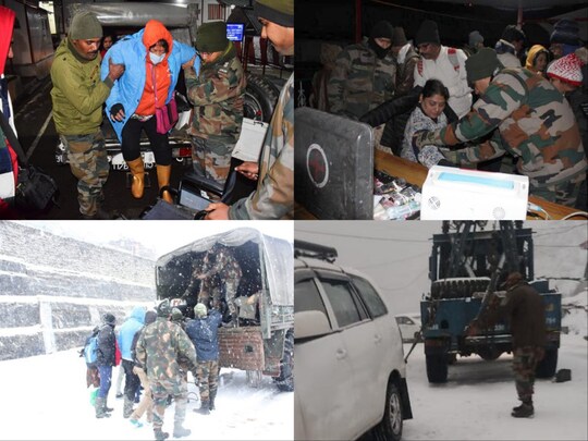 सिक्किम में इस महीने भारतीय सेना ने 1400 पर्यटकों की बचाई जान. (फाइल फोटो)