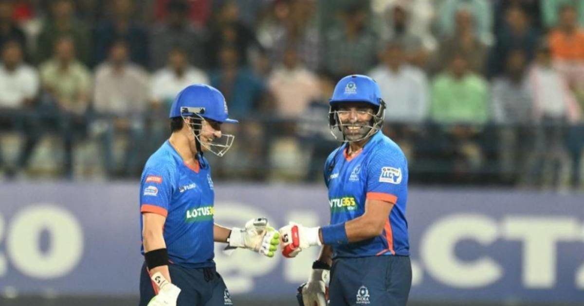 gautam gambhir robin uthappa guides india maharajas to beat asia lions by 10 wickets in llc 2023