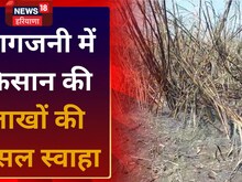 गोहाना में देर रात अचानक जल गई 14 एकड़ गन्ने की फसल, जानिए वजह