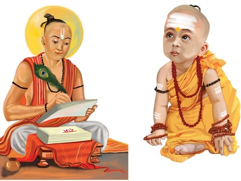 तुलसीदास पर आधारित एक रंगीन कैलेंडर पेश किया है. इस कैलेंडर (Calendar) की खास बात ये है कि इसके माध्यम से लोग तुलसीदास की उन छवियों से रूबरू हो सकेंगे. (Photo-News18Hindi)