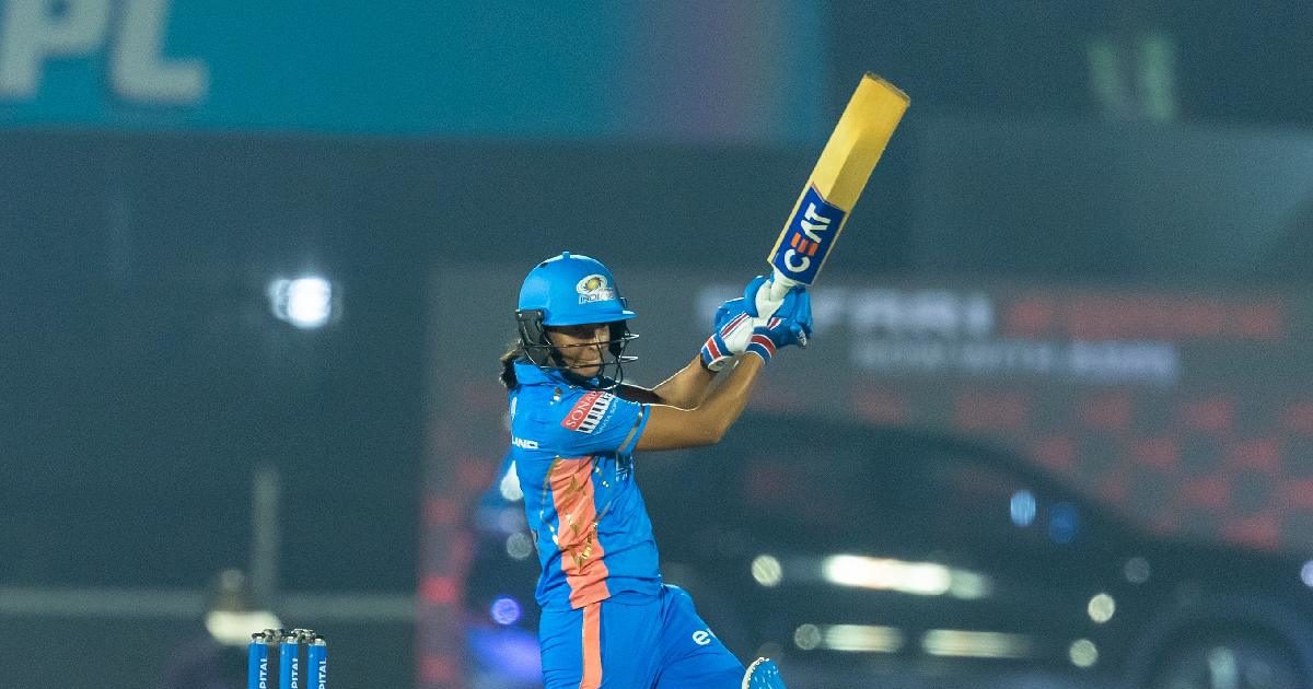 womens premier league upw vs mi harmanpreet kaur fifty guide mumbai indians to 8 wicket win against up warriors