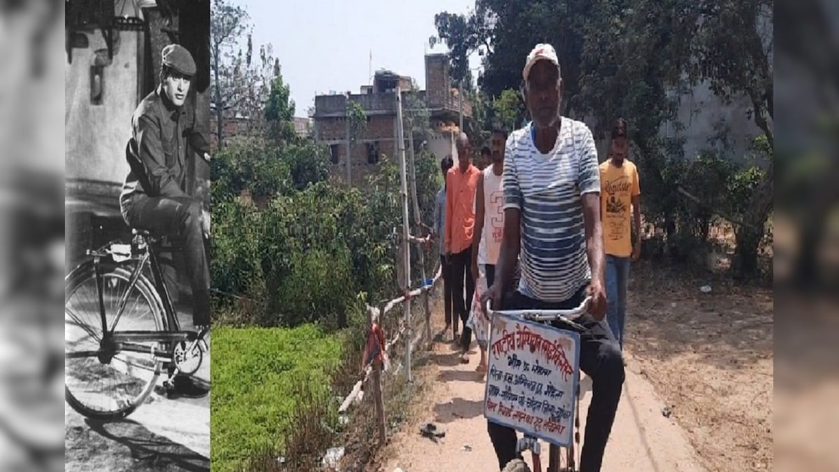 PHOTOS: फिल्म शोर का शग़ल! गिनीज बुक के लिए कई घंटों तक साइकिल चलाते हैं 70 साल के बुजुर्ग