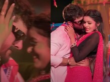 होली गाने से इंटरनेट पर छा गए खेसारी, रंग लगाने के बहाने एक्ट्रेस को किया Kiss