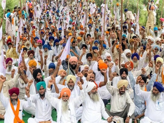 राजधानी दिल्ली के रामलीला मैदान में आज ‘किसान महापंचायत’ होगी.(प्रतीकात्मक तस्वीर- News18)