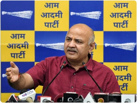 दिल्ली के पूर्व उपमुख्यमंत्री मनीष सिसोदिया. (एएनआई फाइल फोटो) 