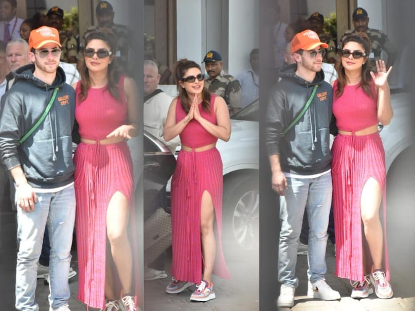 Priyanka Chopra, Priyanka Chopra Jonas, desi girl aka Priyanka Chopra, Priyanka Chopra Jonas in india, Priyanka Chopra and Nick Jonas land in Mumbai with daughter Malti Marie, Priyanka Chopra daughter Malti Marie comes in india first time, Nick Jonas, Malti Marie, Parineeti Chopra Raghav Chadha wedding, rumors of Parineeti Chopra Raghav Chadha wedding, Parineeti Chopra-Raghav Chadha Roka