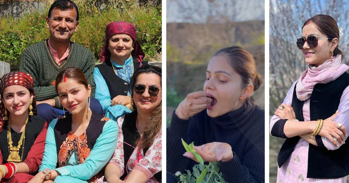 गांव की लाइफ, खेत में खाना और पहाड़ी कपड़े… देसी अंदाज में जीवन बिता रही हैं रुबीना दिलैक