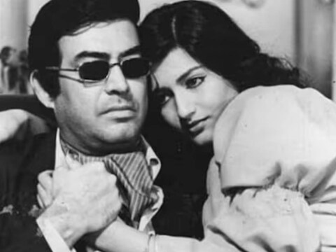 फिल्म कत्ल के एक सीन में संजीव कुमार और सारिका. (फाइल फोटो)
