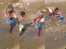 Viral Video:बुज़ुर्ग के गले में कसकर लिपट गया अजगर, रोंगटे खड़े कर देगा वीडियो