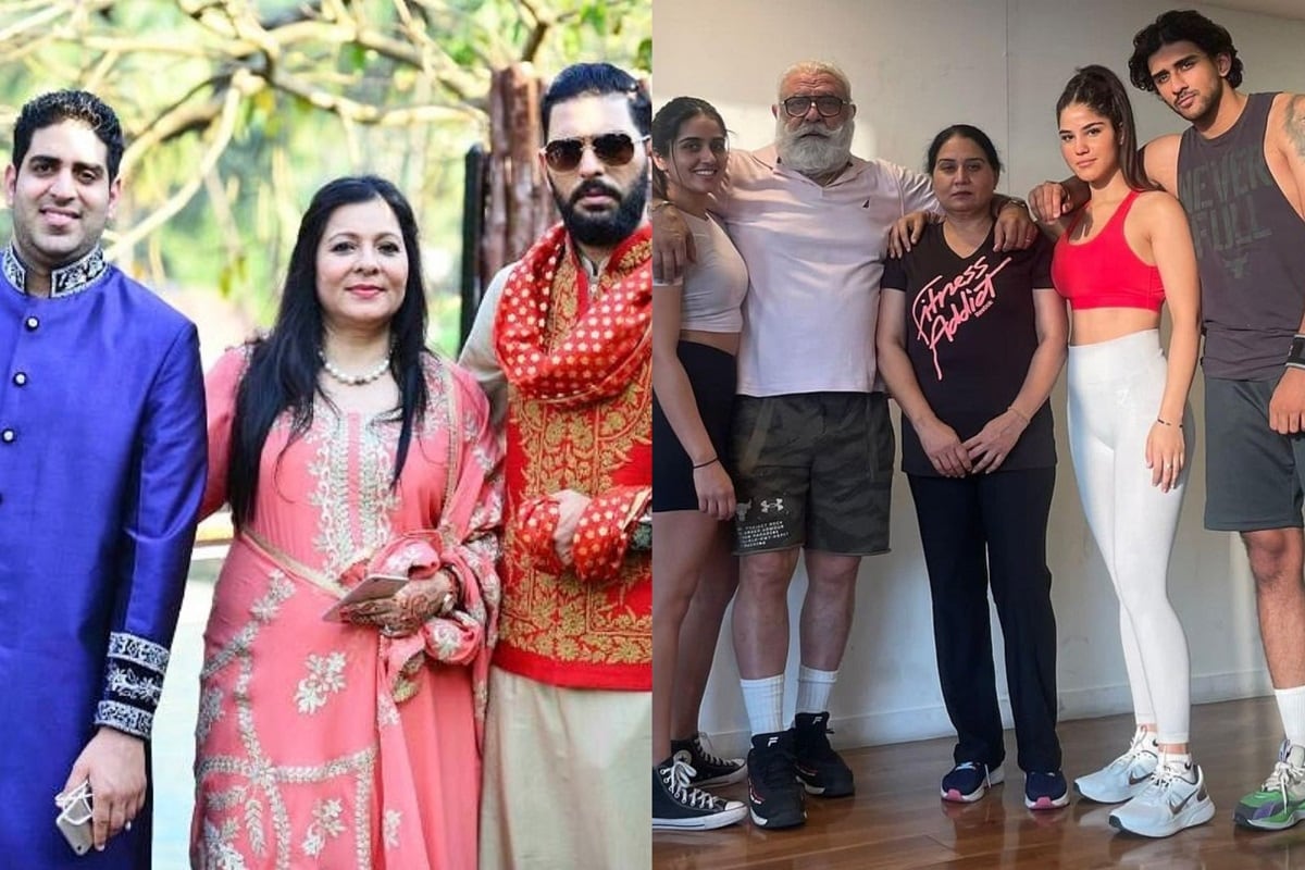 Yuvraj Singh Family Photos