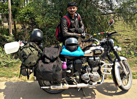 World tour on bike clearance