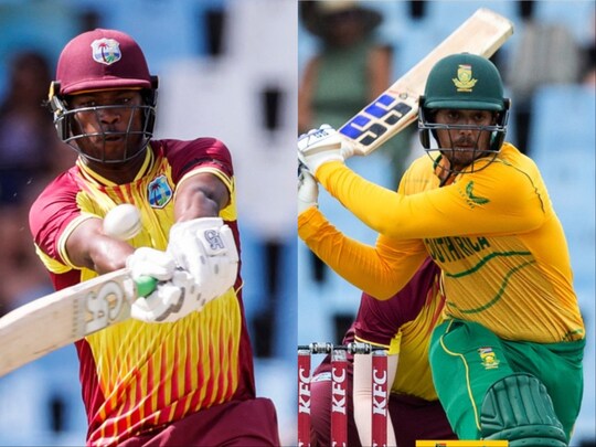 SA vs WI: वेस्टइंडीज और द.अफ्रीका के बीच सेंचुरियन में खेले जा रहे दूसरे टी20 में दो बैटर ने टी20 इतिहास के 2 सबसे तेज शतक ठोके. (Cricket south africa twitter