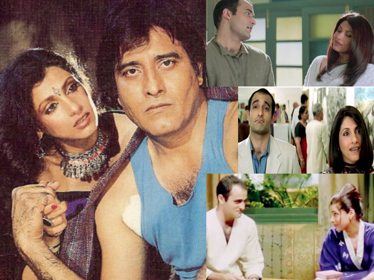 डिंपल कपाड़िया और विनोद-अक्षय खन्ना: बॉलीवुड के सुपरस्टार रहे राजेश खन्ना की पत्नी डिंपल कपाड़िया ने बॉलीवुड की कई सुपरहिट फिल्मों में अपनी एक्टिंग का जलवा बिखेरा है. डिंपल कपाड़िया ने भी बॉलीवुड में विनोद खन्ना और उनके बेटे अक्षय खन्ना के साथ रोमांस किया है. डिंपल ने विनोद खन्ना के साथ 'इंसाफ', 'लेकिन', 'बंटवारा' और 'दबंग' जैसी फिल्मों में उनके पार्टनर की भूमिका अदा की थी. इसके साथ ही डिंपल ने अक्षय खन्ना के साथ 'दिल चाहता है' में उनकी प्रेमिका की भूमिका अदा की थी. (फोटो साभार-Social Media)