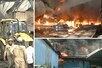 इंदौर में आग का तांडव: 3 प्लास्टिक फैक्ट्रियां हुई खाक, 6 घंटे लगे काबू पाने