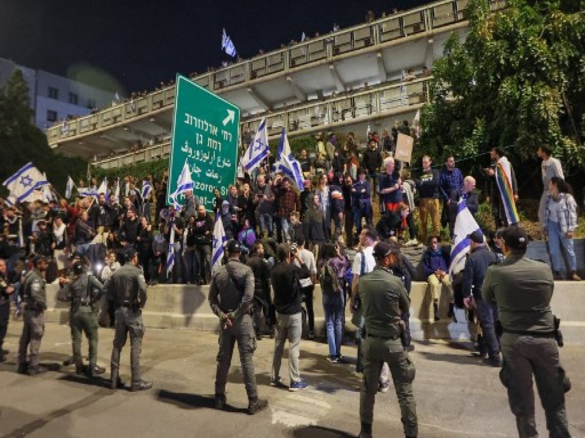 Israel Protest Witnesses One Of Its Largest Ever Demonstration Benjamin ...