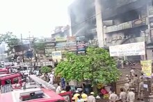 कानपुर की सबसे बड़ी होजरी मार्केट में भीषण आग, सैकड़ों दुकानें स्वाहा, करोड़ों का नुकसान