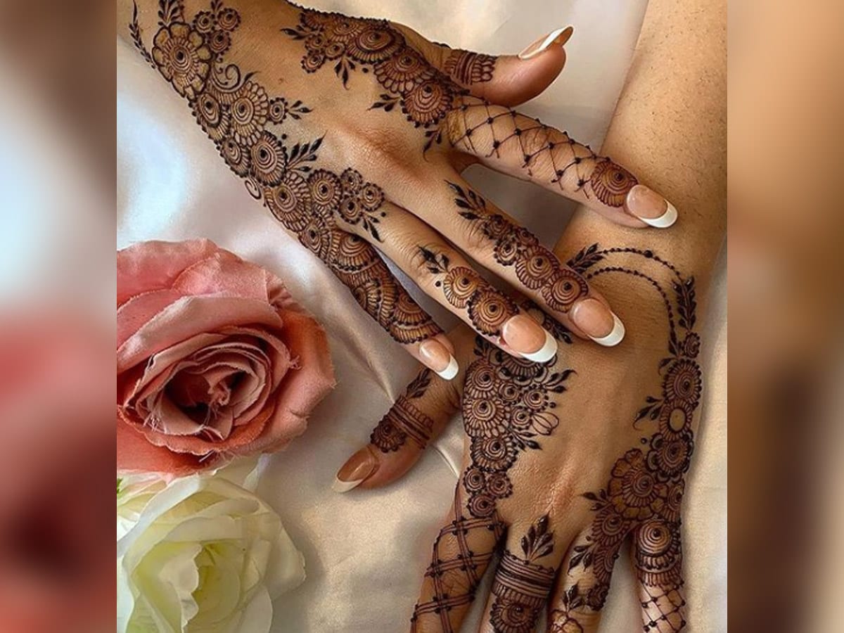 Beautiful Simple Mehndi Finger Design | TikTok