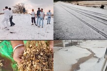 Photos: कश्मीर बना MP, भारी बारिश, ओलों ने बर्बाद की कई फसलें, किसानों पर टूटा कहर