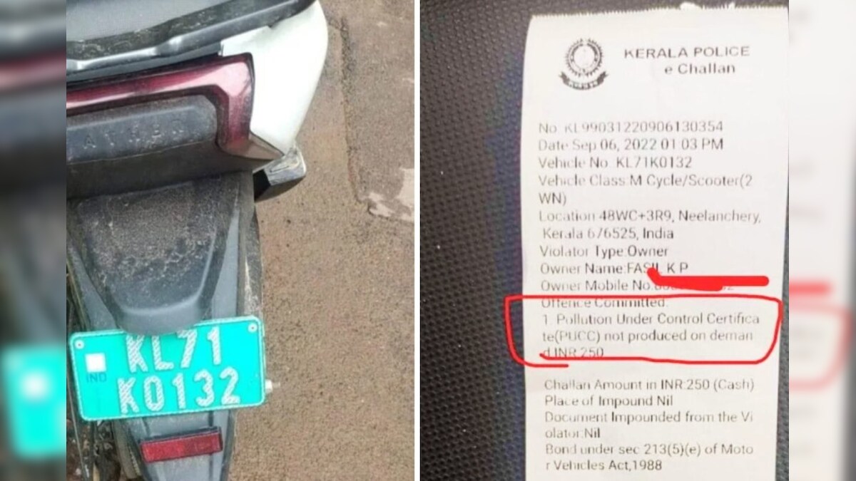 ऐसा पहली बार हुआ है ! पॉल्यूशन सर्टिफिकेट न होने पर पुलिस ने इलेक्ट्रिक स्कूटर का काटा चालान