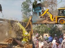3 साल की मासूम और 11 साल की बच्ची का किया था रेप, आरोपियों के घर चला बुलडोजर