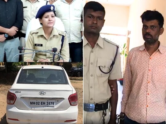 Betul News: बैतूल में पत्नी का सिर काटने वाले पति को पुलिस ने गिरफ्तार कर लिया है. इस हत्याकांड में उसके नाबालिग बेटे ने भी बराबर साथ दिया. (Photo-News18) 