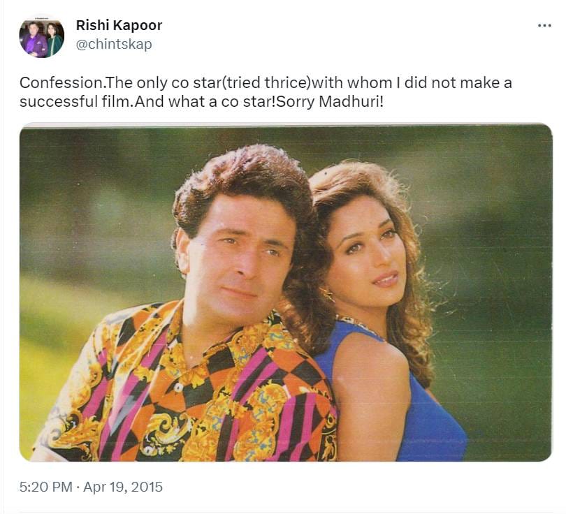 Sanjay Dutt, Rishi Kapoor, Prem Granth, Madhuri Dixit