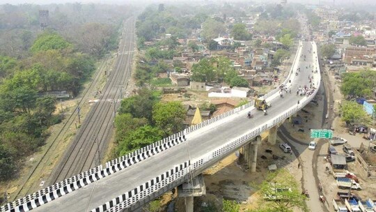 कुमारधुबी रेल ओवरब्रिज बनकर तैयार