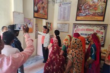 Nagaur News : मीरा बाई स्मारक में लगी प्रदर्शनी, मीरा बाई के जीवन पर डाला प्रकाश