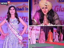 Photos: खादी पहनकर कैटवॉक करने उतरी राजस्थान की सुंदरियां, बिखेरा फैशन का जलवा