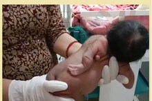 राजस्थान: हनुमानगढ़ में जन्मा 3 हाथों वाला अनोखा बच्चा, पीठ पर है तीसरा हाथ, देखने वालों का लगा तांता