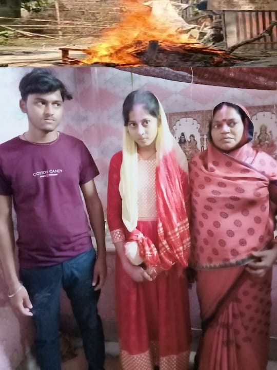 मुजफ्फरपुर में युवती की दहेज हत्या के बाद परिजनों ने पति के दरवाजे पर शव जलाया. (फाइल फोटो)