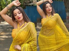 मोनालिसा का ये अंदाज देख बढ़ी फैंस की धड़कनें, ट्रांसपेरेंट साड़ी में दिखाई..