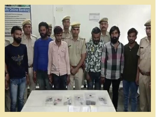 राजसमंद पुलिस की गिरफ्त में शातिर बदमाश.