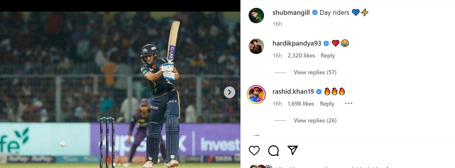 SHUBMAN GILL POST