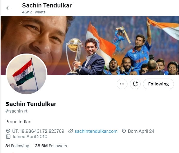 Sachin Tendulkar