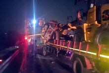 हरियाणाः कुंडली-मानेसर-पलवल एक्सप्रेसवे पर बड़ा हादसा, यूपी के 50 श्रद्धालु घायल