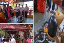 शिव मंदिर में जब मटकी में से शिवलिंग पर जल के बजाए गिरने लगा दूध