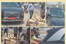 OMG! गधों से खिंचवाई नई कार, ढोल नगाड़े बजाकर निकाली रैली, जानें क्यों नाराज हुआ वाहन मालिक?