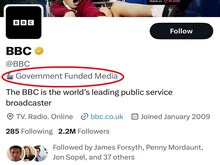 ट्विटर ने BBC पर लगाया 'सरकारी पैसों से चलने वाली' मीडिया का लेबल, कंपनी भड़की
