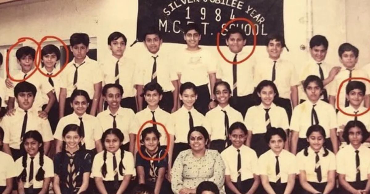 स्कूल ग्रुप फोटो में मौजूद है वो एक्ट्रेस, जिसके स्टारडम से माधुरी-श्रीदेवी भी खाती थीं खौफ, तस्वीर में दो बड़े स्टार भी हैं - Divya Bharti to Sharman ...