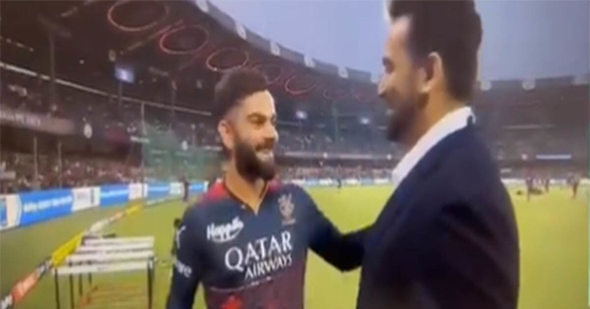 Virat Kohli Makes Fun Of Zaheer Khan Touches Belly In Ground During Rcb